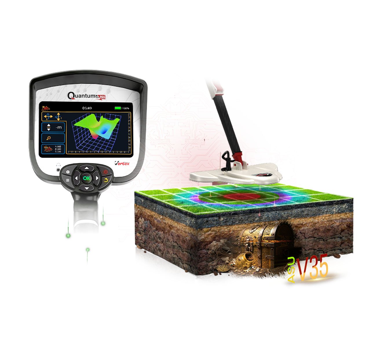 جهاز كشف الذهب Quantum VX900 8