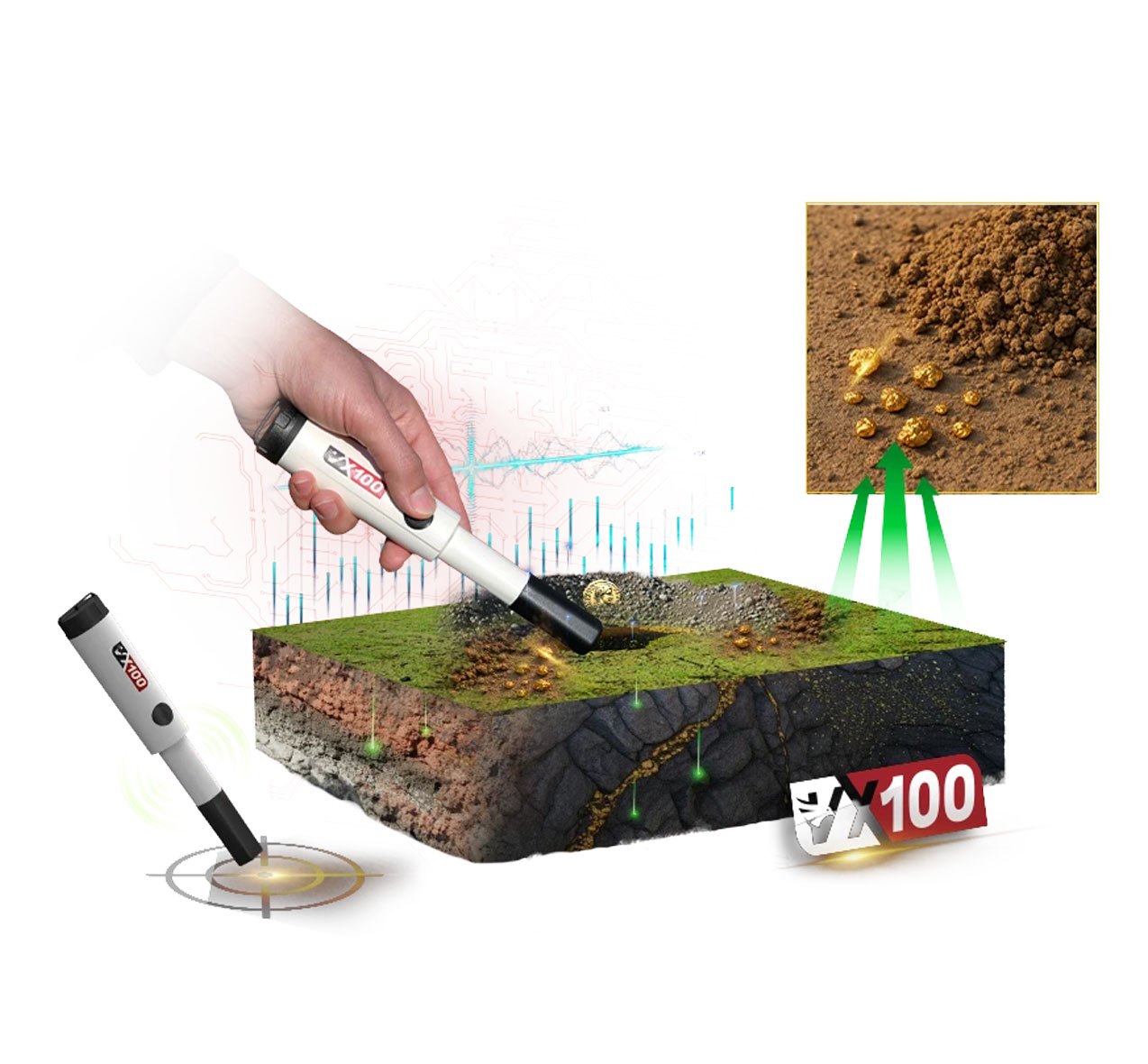 جهاز كشف الذهب Quantum VX900 16