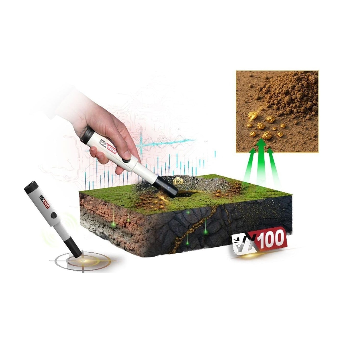 جهاز كشف الذهب Quantum VX900 15